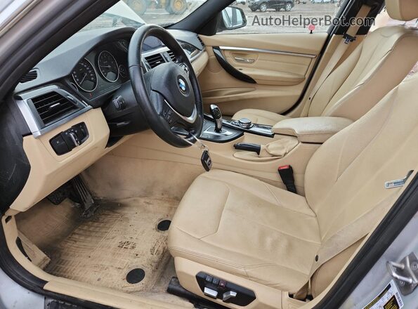 WBA8G5C55GK442934 2016 BMW 3 SERIES Silver Widok wnętrza z przodu