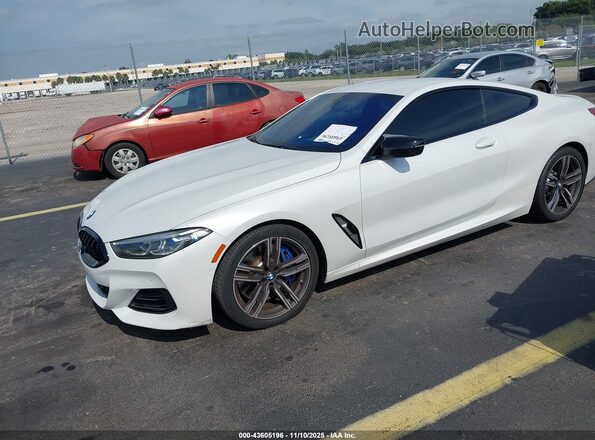 WBAAE2C04PCK62025 2023 BMW 8 SERIES White Передня ліва чверть