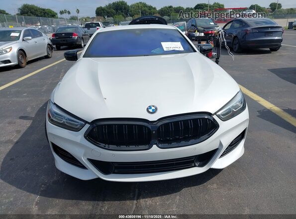 WBAAE2C04PCK62025 2023 BMW 8 SERIES White Вид спереду