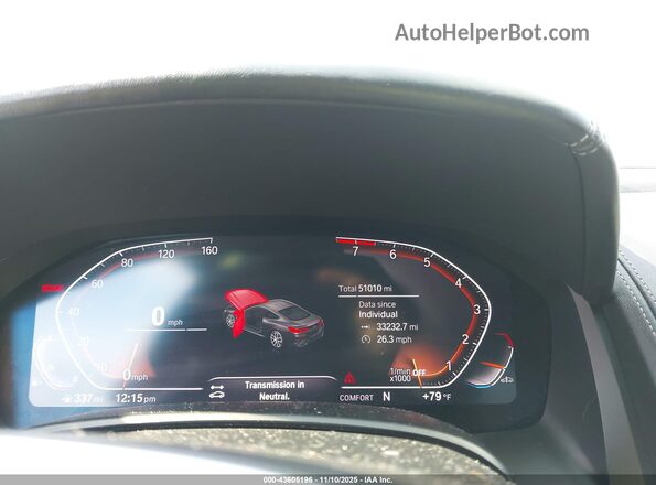 WBAAE2C04PCK62025 2023 BMW 8 SERIES White Вид задніх сидінь