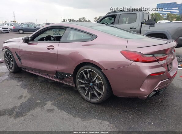 WBABC4C03PCK50261 2023 BMW M8 Purple უკანა მარცხენა