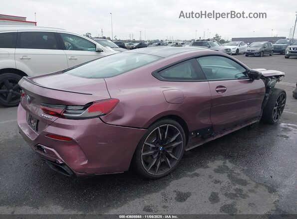 WBABC4C03PCK50261 2023 BMW M8 Purple უკანა მარჯვენა