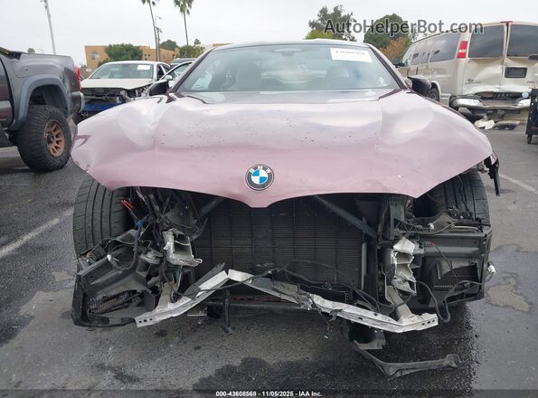 WBABC4C03PCK50261 2023 BMW M8 Purple უკანა სალონის ხედი