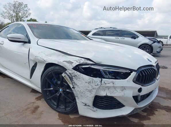 WBABC4C06MCE91813 2021 BMW M8 White Front view