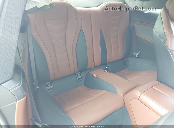 WBABC4C06MCE91813 2021 BMW M8 White VIN sticker view