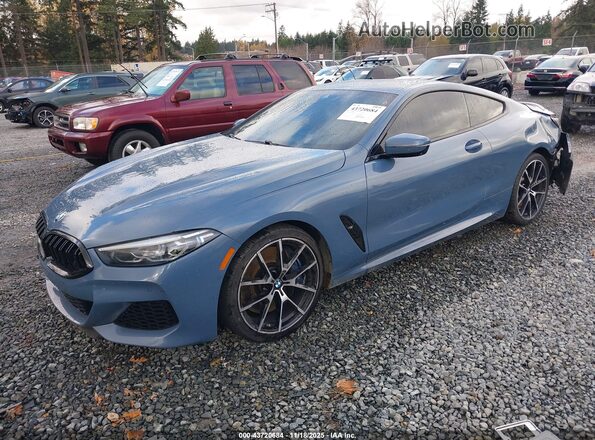 WBABC4C52KBU95952 2019 BMW M8 Blue Front left