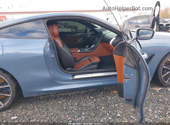 WBABC4C52KBU95952 2019 BMW M8 Blue Front interior view