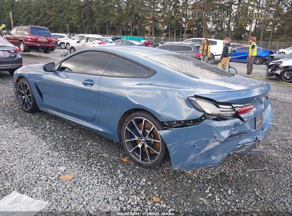 WBABC4C52KBU95952 2019 BMW M8 Blue Rear left