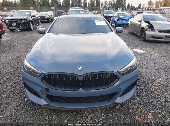 WBABC4C52KBU95952 2019 BMW M8 Blue Instrument cluster view