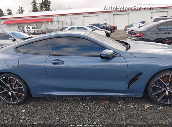 WBABC4C52KBU95952 2019 BMW M8 Blue Rear interior view