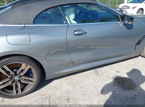 WBAFY4C03SCU16855 2025 BMW M8 Gray Դիմացի տեսք