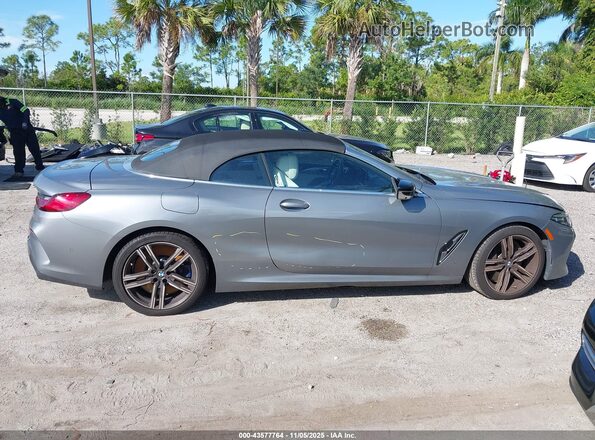 WBAFY4C03SCU16855 2025 BMW M8 Gray Սալոնի հետևի տեսք