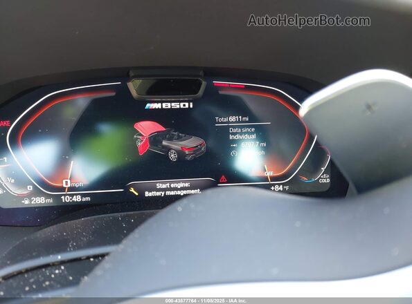 WBAFY4C03SCU16855 2025 BMW M8 Gray Հետևի նստատեղերի տեսք