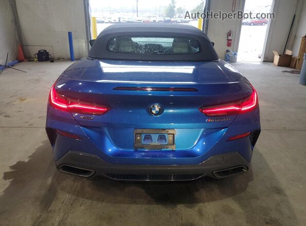 WBAFY4C53KBX29387 2019 BMW M8 Синий Вид сзади