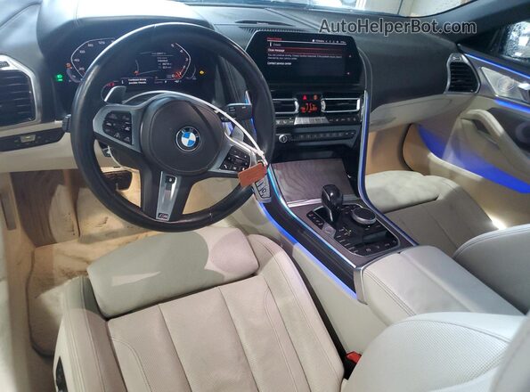 WBAFY4C53KBX29387 2019 BMW M8 Синий Вид панели приборов