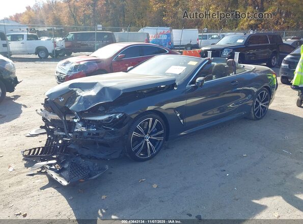 WBAFY4C55KBX29391 2019 BMW M8 Gray Передня ліва чверть