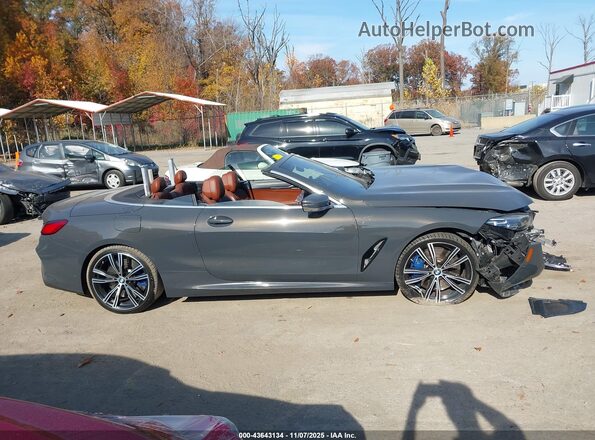 WBAFY4C55KBX29391 2019 BMW M8 Gray Вид щитка приладів