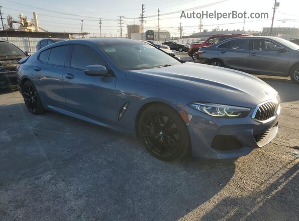 WBAGV2C04NCJ85650 2022 BMW 8 SERIES Blue Przód prawy