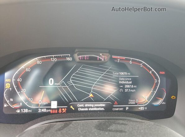 WBAGV4C01RCS01112 2024 BMW 8 SERIES Black Vista del cuadro de instrumentos