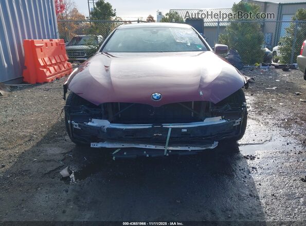 WBAGV4C03MCG09641 2021 BMW 8 SERIES Maroon Вид спереду