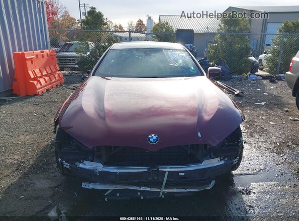 WBAGV4C03MCG09641 2021 BMW 8 SERIES Maroon Вид задньої частини салону