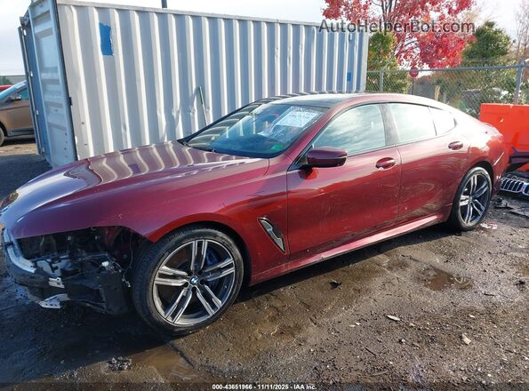 WBAGV4C03MCG09641 2021 BMW 8 SERIES Maroon 
