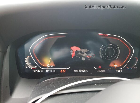 WBAGV4C07RCN68743 2024 BMW 8 SERIES Black Instrument cluster view