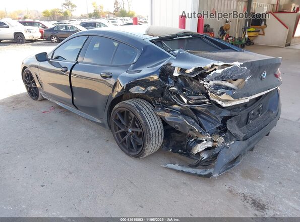 WBAGV8C01NCH91316 2022 BMW M8 Black Հետևի ձախ