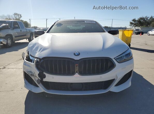 WBAGV8C07MCF01983 2021 BMW M8 White Front view