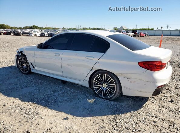 WBAJA5C50KWW35111 2019 BMW 5 SERIES White Задня ліва чверть