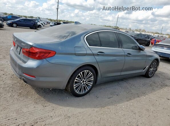 WBAJA7C55KWW49596 2019 BMW 5 SERIES Blue Trasero derecho