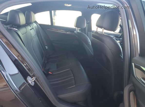 WBAJA9C03LCD86711 2020 BMW 5 SERIES Gray უკანა სავარძლების ხედი