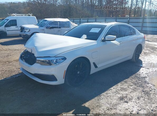 WBAJB1C08LCD44985 2020 BMW 5 SERIES White წინა მარცხენა ხედი სამი მეოთხედიდან