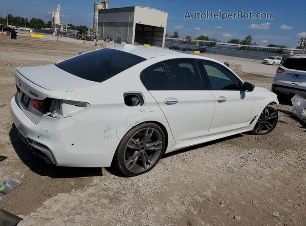 WBAJB9C54JB035279 2018 BMW M5 White უკანა მარჯვენა