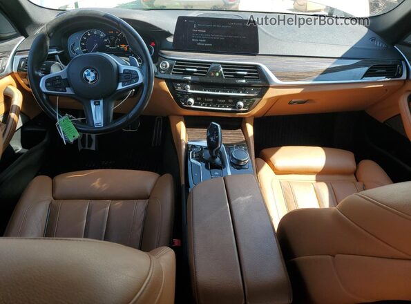 WBAJB9C54JB035279 2018 BMW M5 White წინა პანელის ხედი