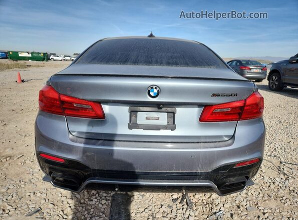 WBAJB9C54JG464330 2018 BMW M5 Blue უკანა ხედი