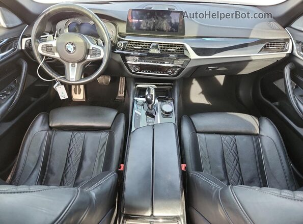 WBAJB9C54JG464330 2018 BMW M5 Blue წინა პანელის ხედი
