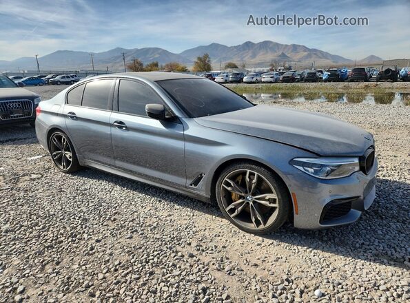 WBAJB9C54JG464330 2018 BMW M5 Blue წინა მარჯვენა