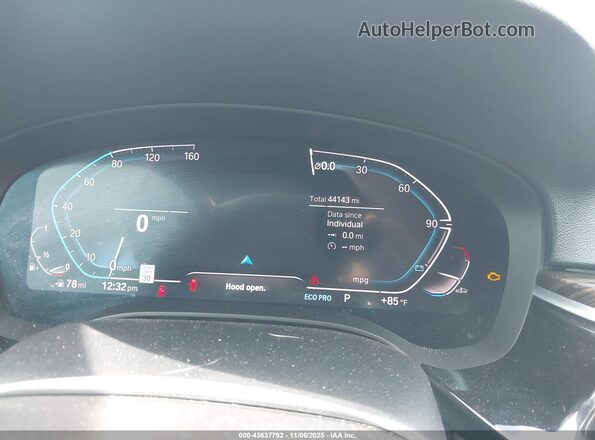 WBAJR3C00LWW70699 2020 BMW 5 SERIES Blue Vista de los asientos traseros