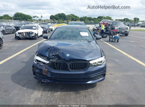 WBAJR3C00LWW70699 2020 BMW 5 SERIES Blue Vista del cuadro de instrumentos