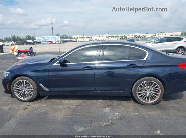 WBAJR3C00LWW70699 2020 BMW 5 SERIES Blue Vista interior de 360 grados