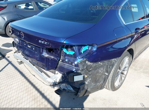 WBAJR3C04LWW77364 2020 BMW 5 SERIES Blue Widok z przodu