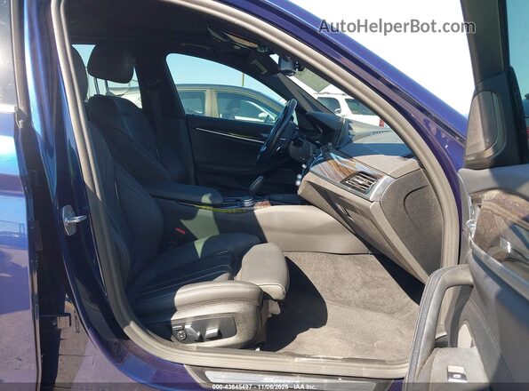 WBAJR3C04LWW77364 2020 BMW 5 SERIES Blue Widok wnętrza z przodu