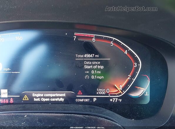 WBAJR3C04LWW77364 2020 BMW 5 SERIES Blue 