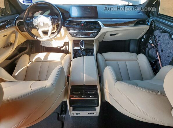 WBAJR3C06LWW76409 2020 BMW 5 SERIES Black Widok deski rozdzielczej