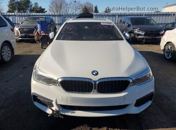 WBAJR7C03LWW58506 2020 BMW 5 SERIES White Вид спереду