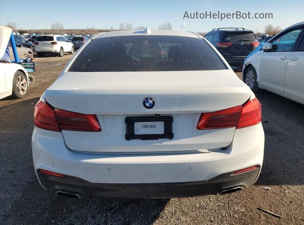 WBAJR7C03LWW58506 2020 BMW 5 SERIES White Вид ззаду
