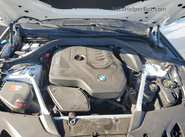 WBAJR7C03LWW58506 2020 BMW 5 SERIES White Вид задньої частини салону