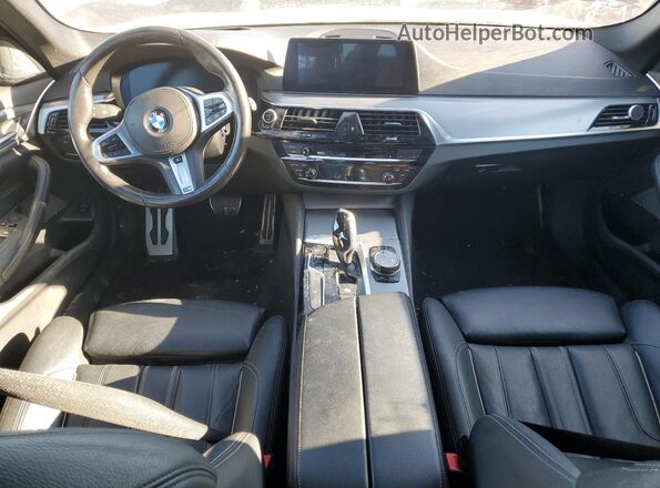 WBAJR7C03LWW58506 2020 BMW 5 SERIES White Вид панелі приладів