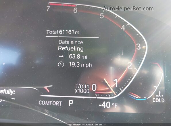 WBAJR7C03LWW70008 2020 BMW 5 SERIES Gray 